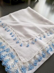 Mavi incili namaz örtüsü