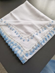 Mavi incili namaz örtüsü